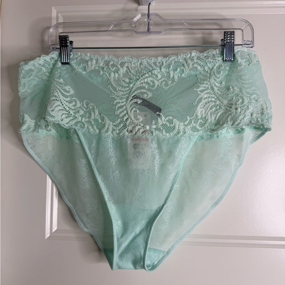 NWT, Natori Feathers Mint Lace Women’s Panty, 3X Lace - Picture 2 of 14